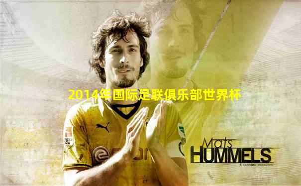2014年国际足联俱乐部世界杯